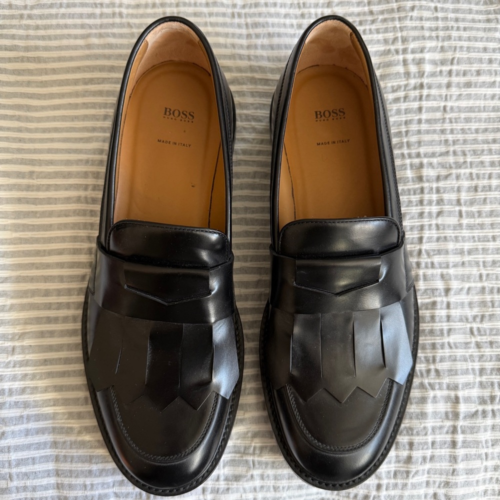 Classic Black Loafers